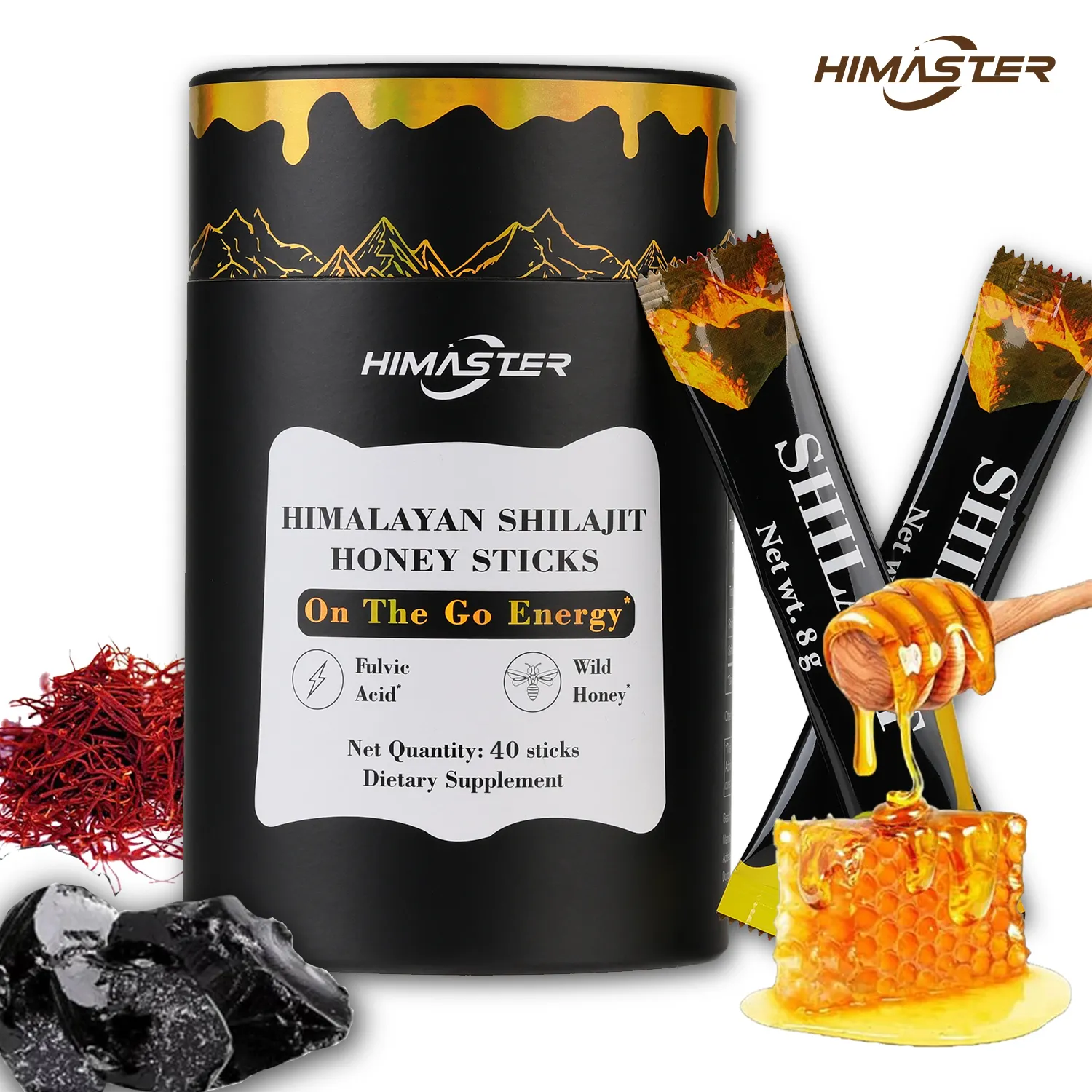 Pure Himalayan Shilajit Sticks with Organic Honey - Image 3